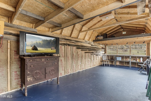 view of horse barn