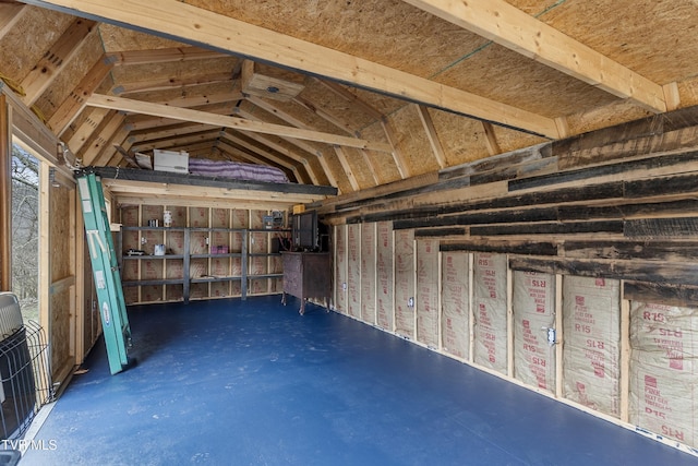 view of storage room