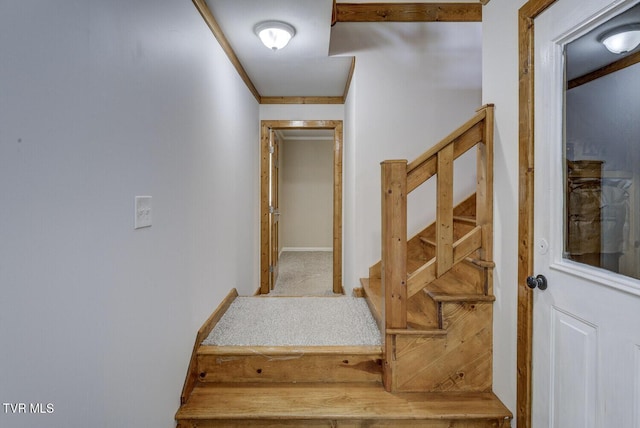 view of staircase