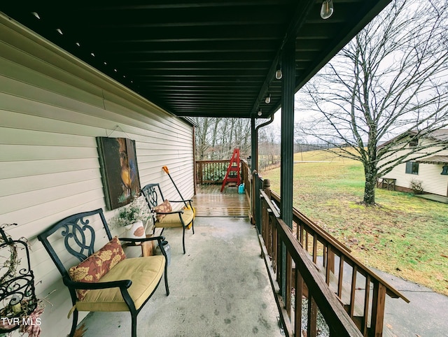 view of patio