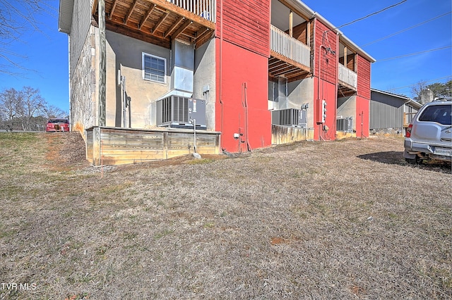 exterior space with central AC unit