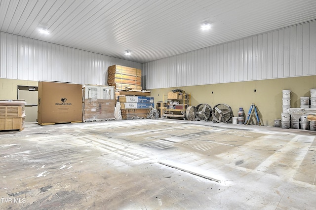 misc room featuring concrete flooring