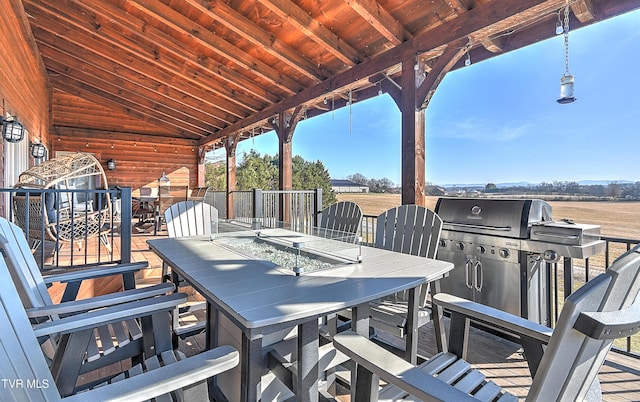 view of patio / terrace featuring grilling area