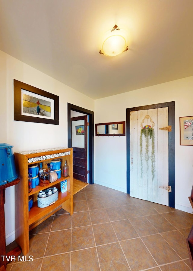 view of tiled foyer