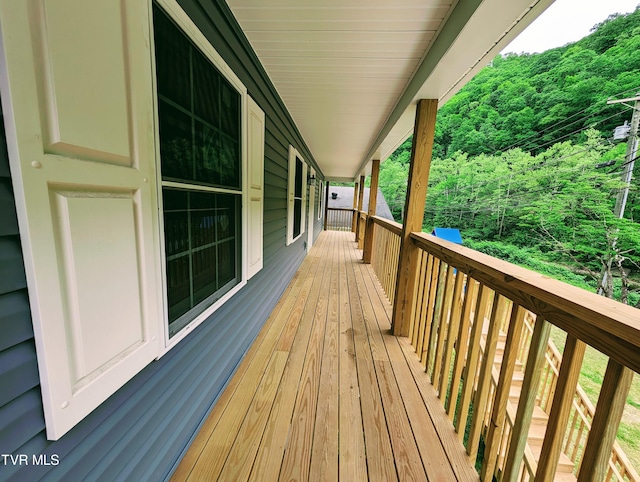 view of deck