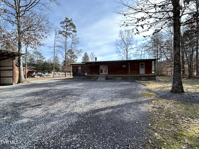 view of front of home