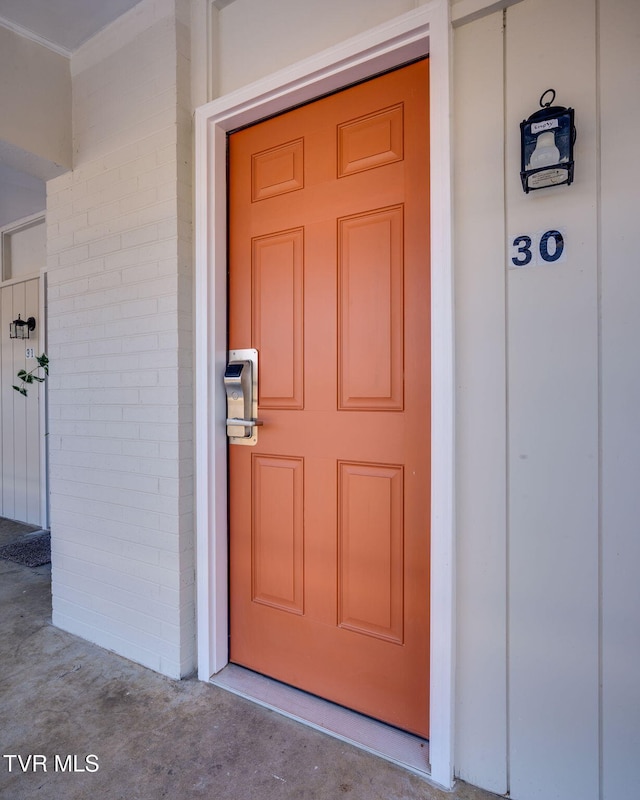 view of entrance to property