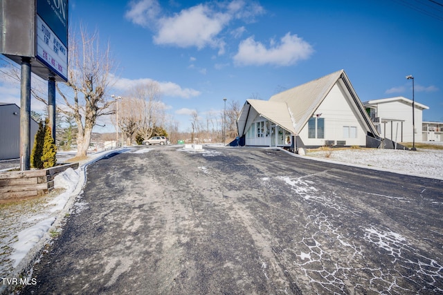 view of road