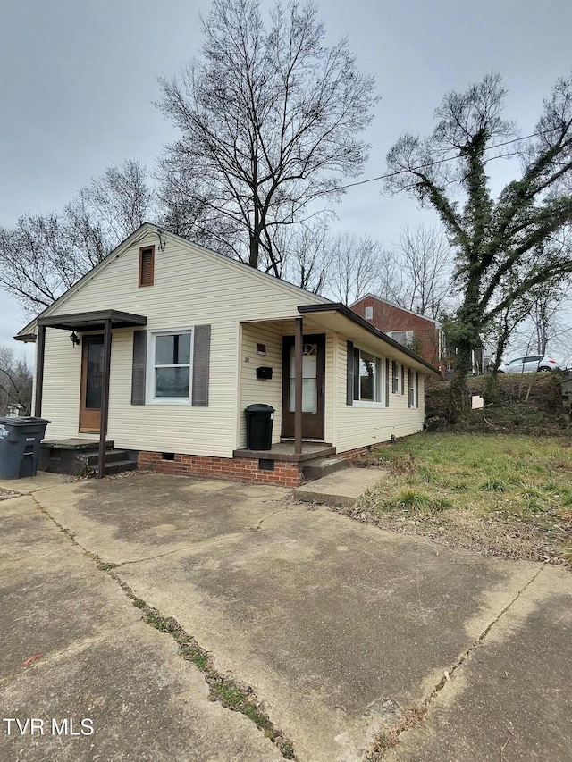 view of ranch-style house