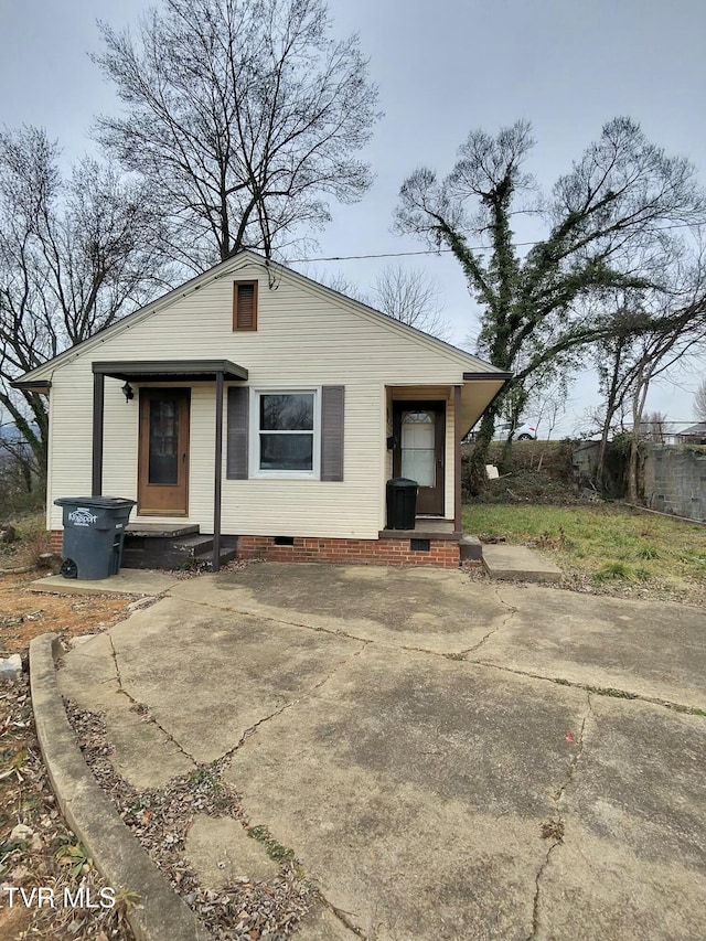 view of front of home