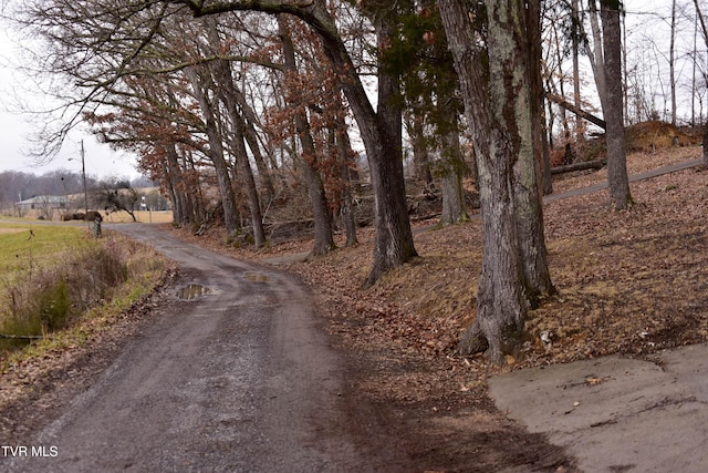 view of road