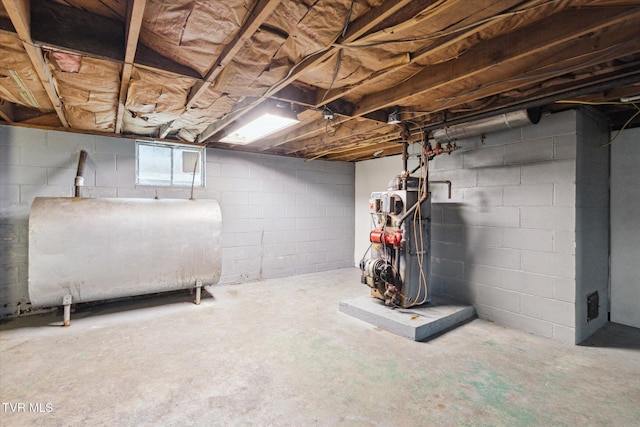 view of basement