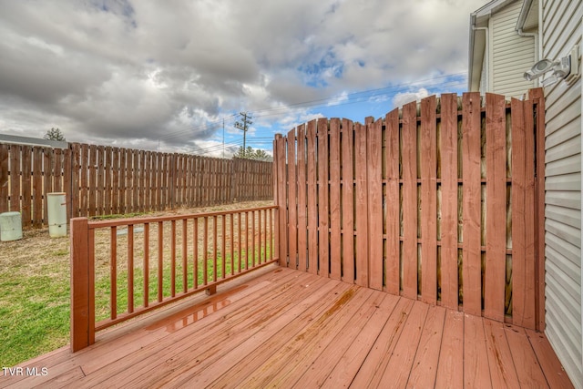 view of deck