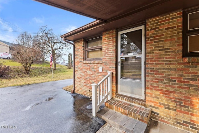 view of entrance to property