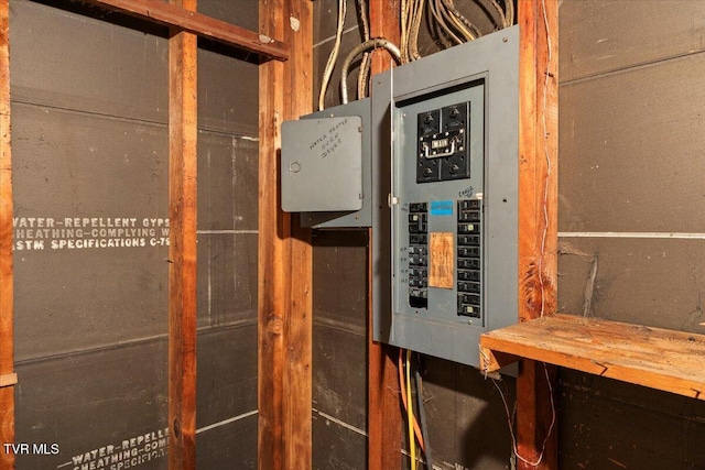 utilities with electric panel