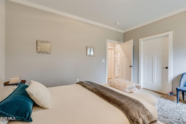 262 Harps Ln, Gray, TN 37615 - bedroom with ornamental molding and carpet floors