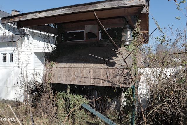 view of side of property