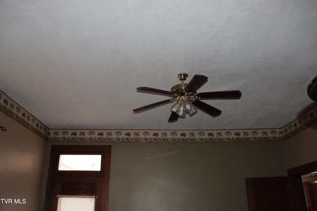 room details featuring ceiling fan