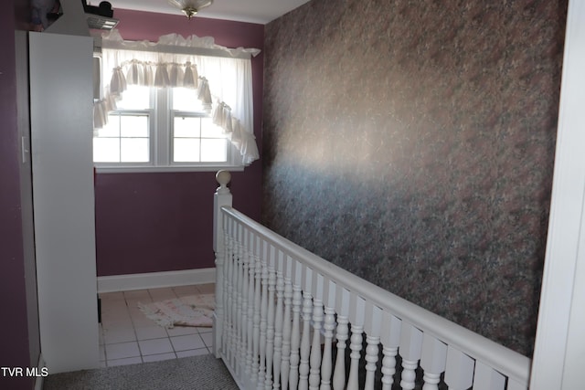 interior space featuring tile patterned floors