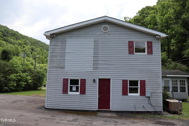 view of rear view of property