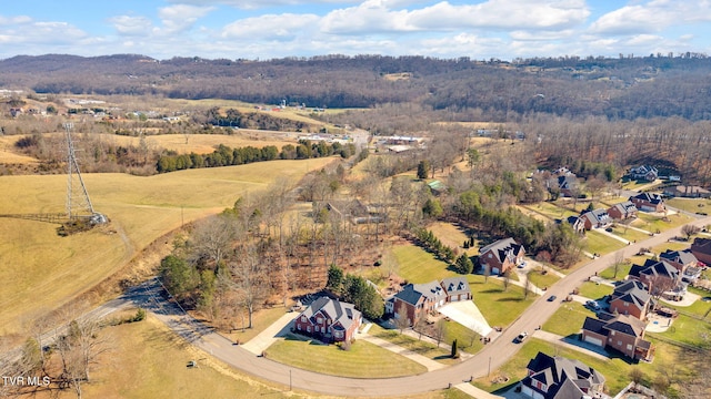 birds eye view of property featuring a residential view