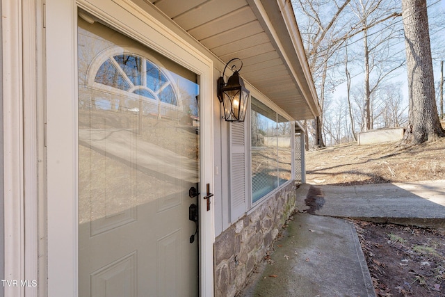 view of entrance to property