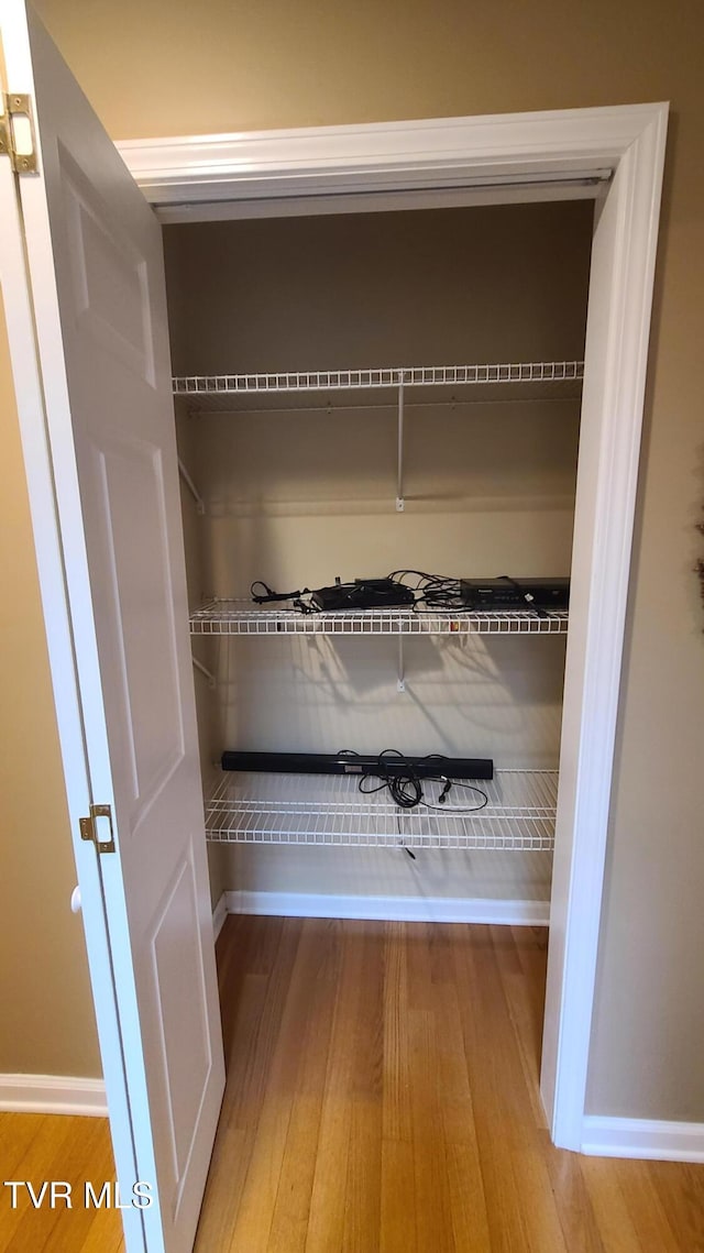 view of closet