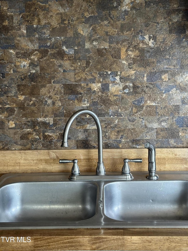 interior details with sink