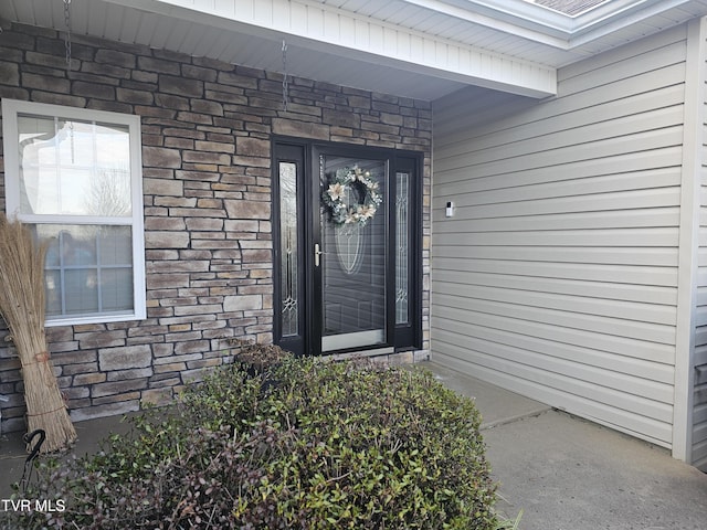 view of entrance to property