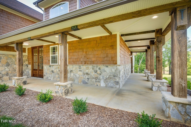 view of patio