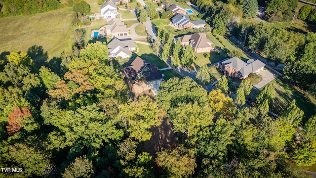 drone / aerial view featuring a residential view