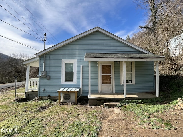 bungalow with a porch