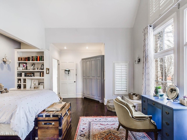 400 Bancroft Chapel Rd, Kingsport, TN 37660 - bedroom with dark wood-type flooring and baseboards