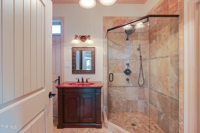 400 Bancroft Chapel Rd, Kingsport, TN 37660 - bathroom with a shower stall and vanity