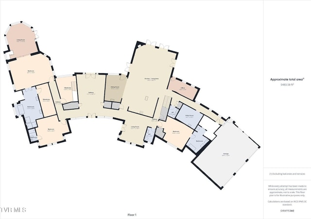 400 Bancroft Chapel Rd, Kingsport, TN 37660 - room layout