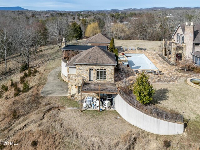 400 Bancroft Chapel Rd, Kingsport, TN 37660 - view from above of property