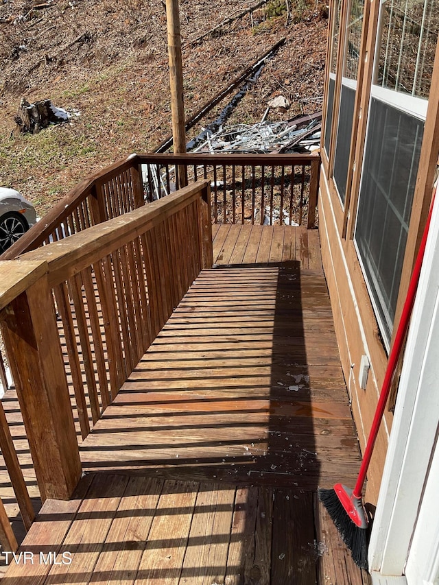 view of deck