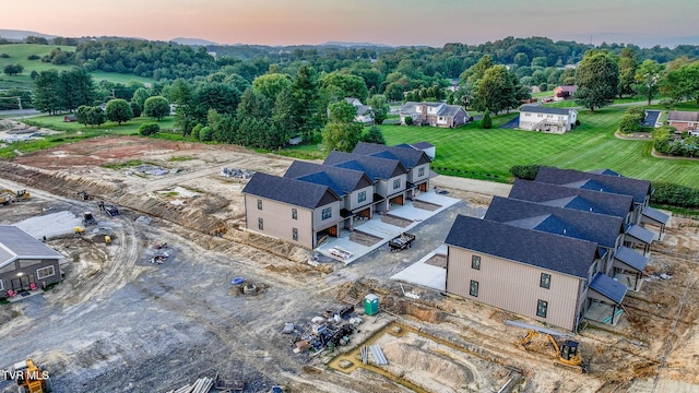 1036 Cummings St Unit 2, Abingdon, VA 24211 - aerial view at dusk