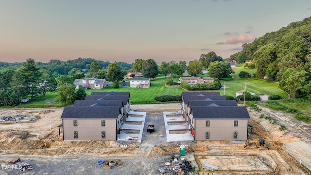 1036 Cummings St Unit 2, Abingdon, VA 24211 - aerial view at dusk
