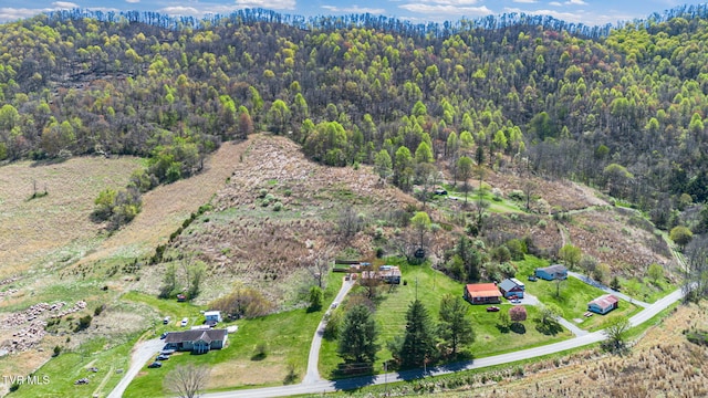10955 Middle Wallens Creek Rd, Jonesville, VA 24263 - drone / aerial view with a wooded view