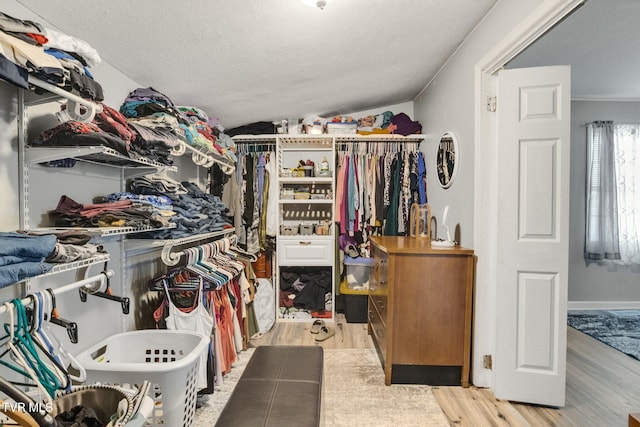 10955 Middle Wallens Creek Rd, Jonesville, VA 24263 - walk in closet with light wood finished floors and lofted ceiling