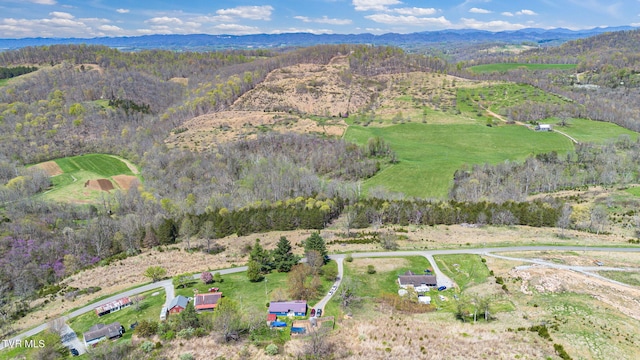 10955 Middle Wallens Creek Rd, Jonesville, VA 24263 - birds eye view of property featuring a mountain view