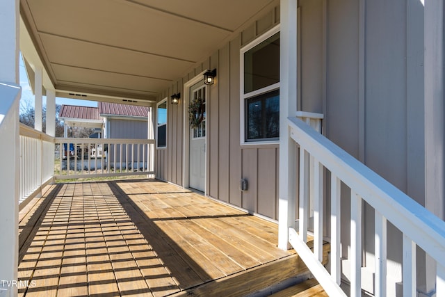 view of deck