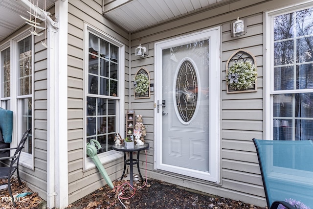 view of entrance to property