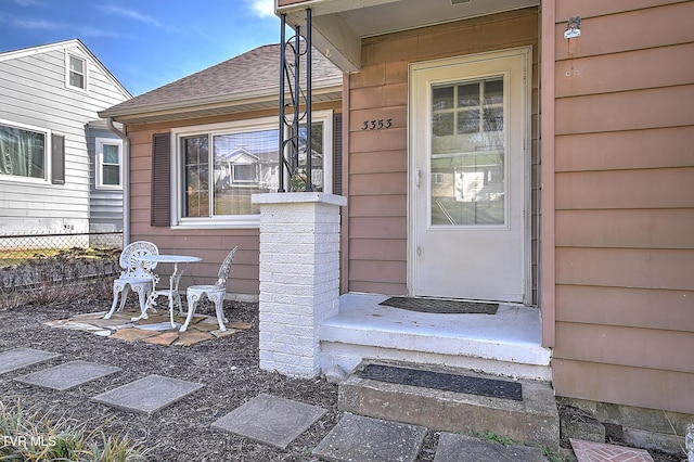 view of property entrance