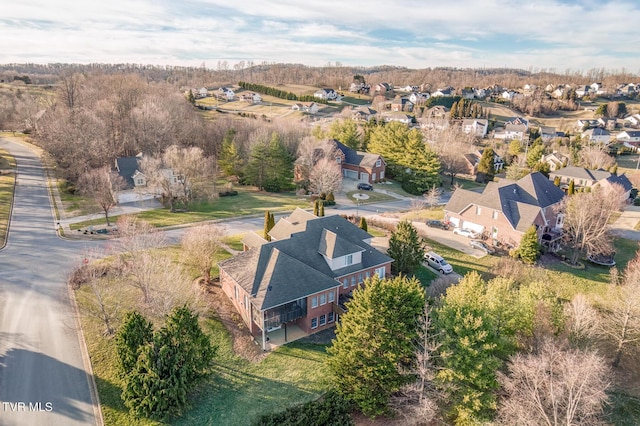 birds eye view of property featuring a residential view