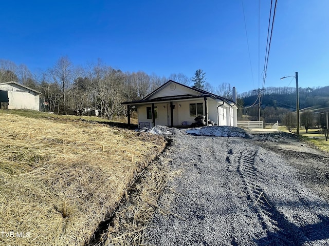 view of front of home