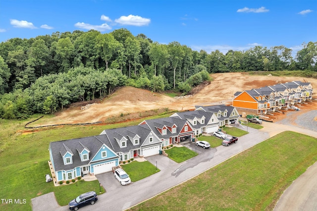 birds eye view of property featuring a residential view