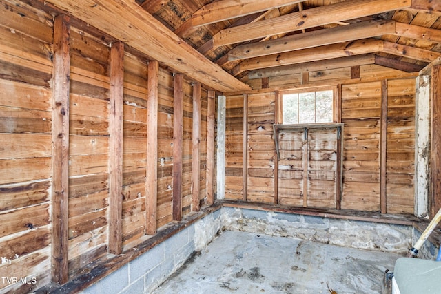 view of storage room