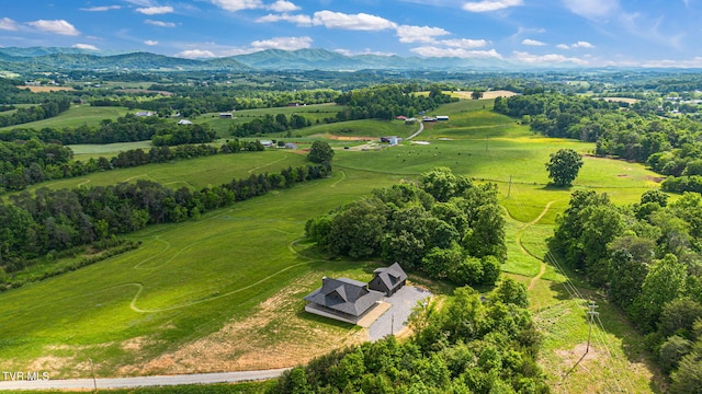 2150 Sunnyside Rd, Greeneville, TN 37743 - aerial view of sparsely populated area with a mountainous background